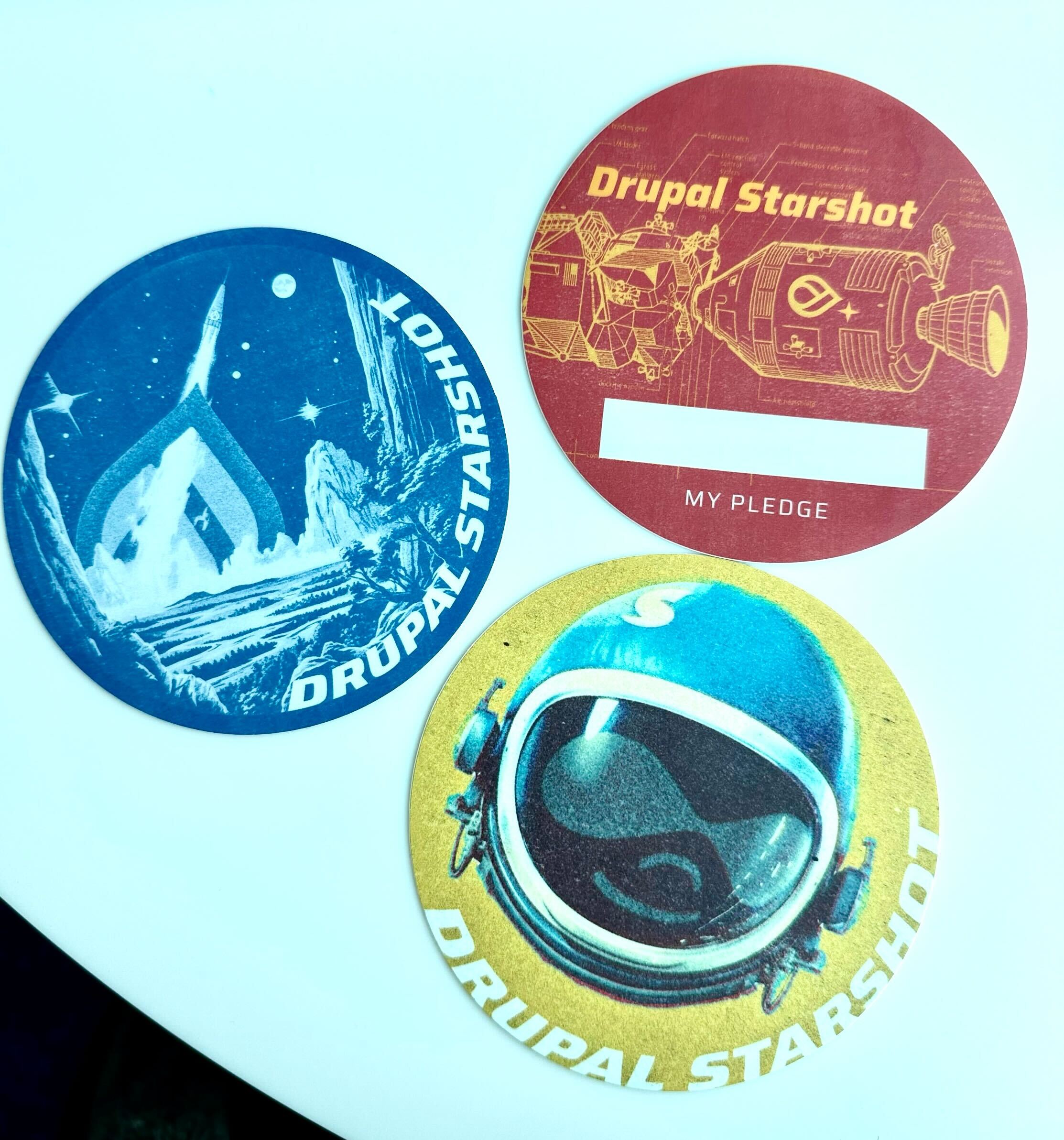 Drupal Starshot Stickers