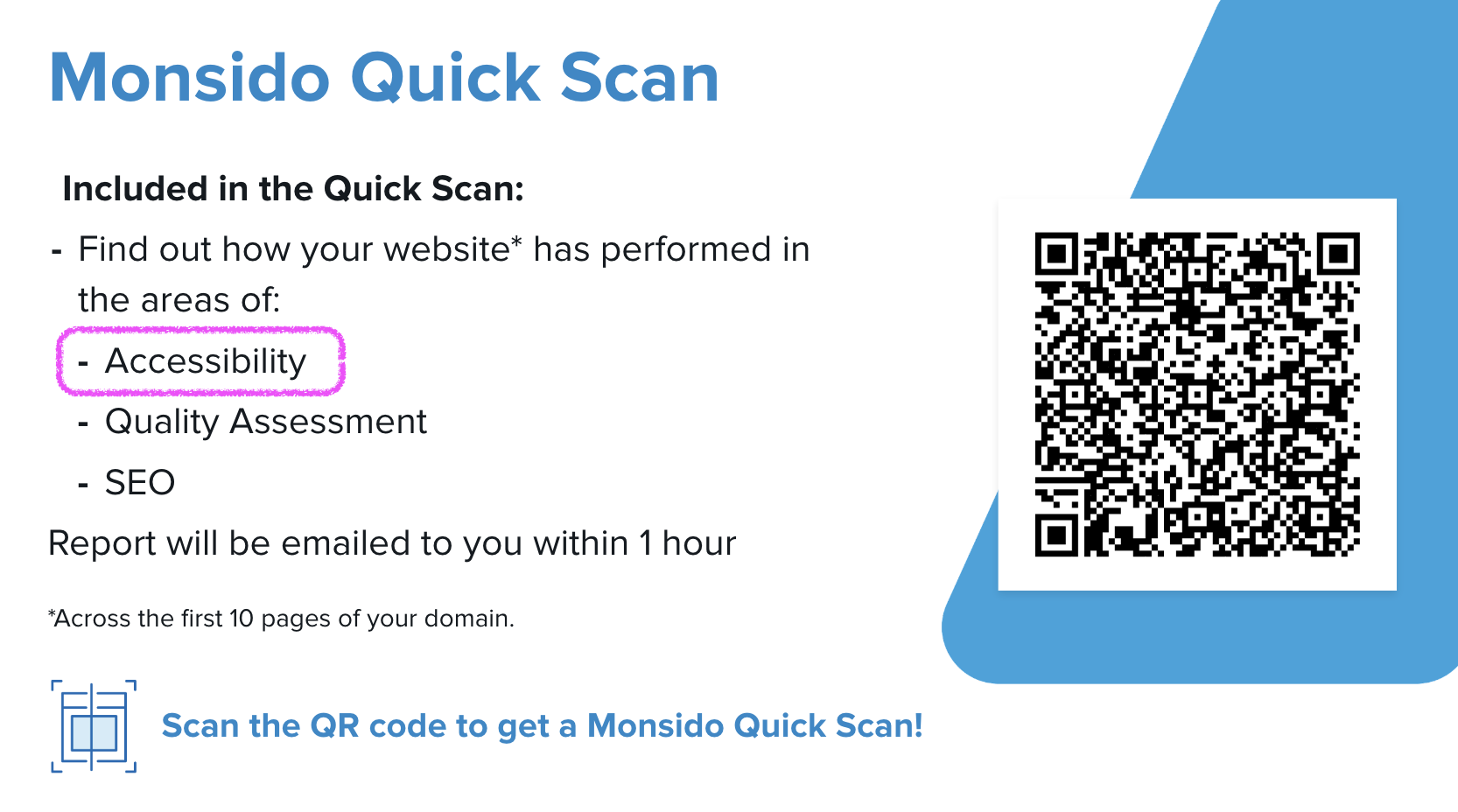 Monsido Quick Scan QR