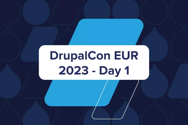 DrupalCon EUR 2023 - Day 1 DrupalCon EUR 2023 - Day 1